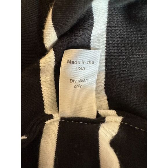 Michael Stars Black and White Striped Tube Top Size Medium - MADE IN USA - Picture 5 of 6